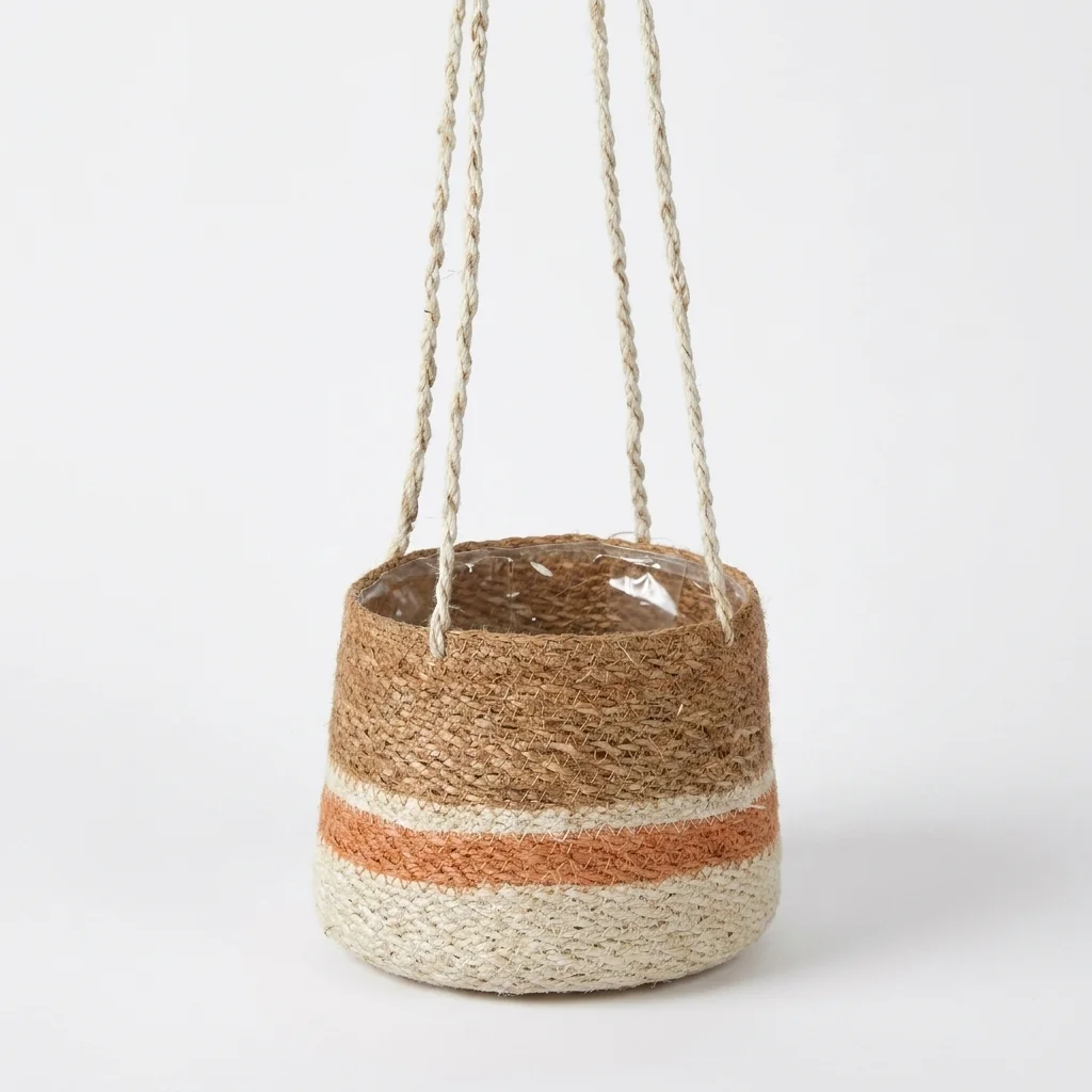 Hanging Seagrass Plant Pot 20cm – photo 1