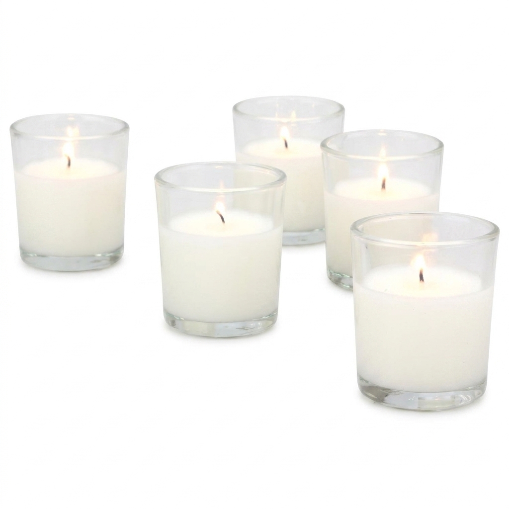 Stonebriar 24 Pack Glass Votive Candles – photo 1