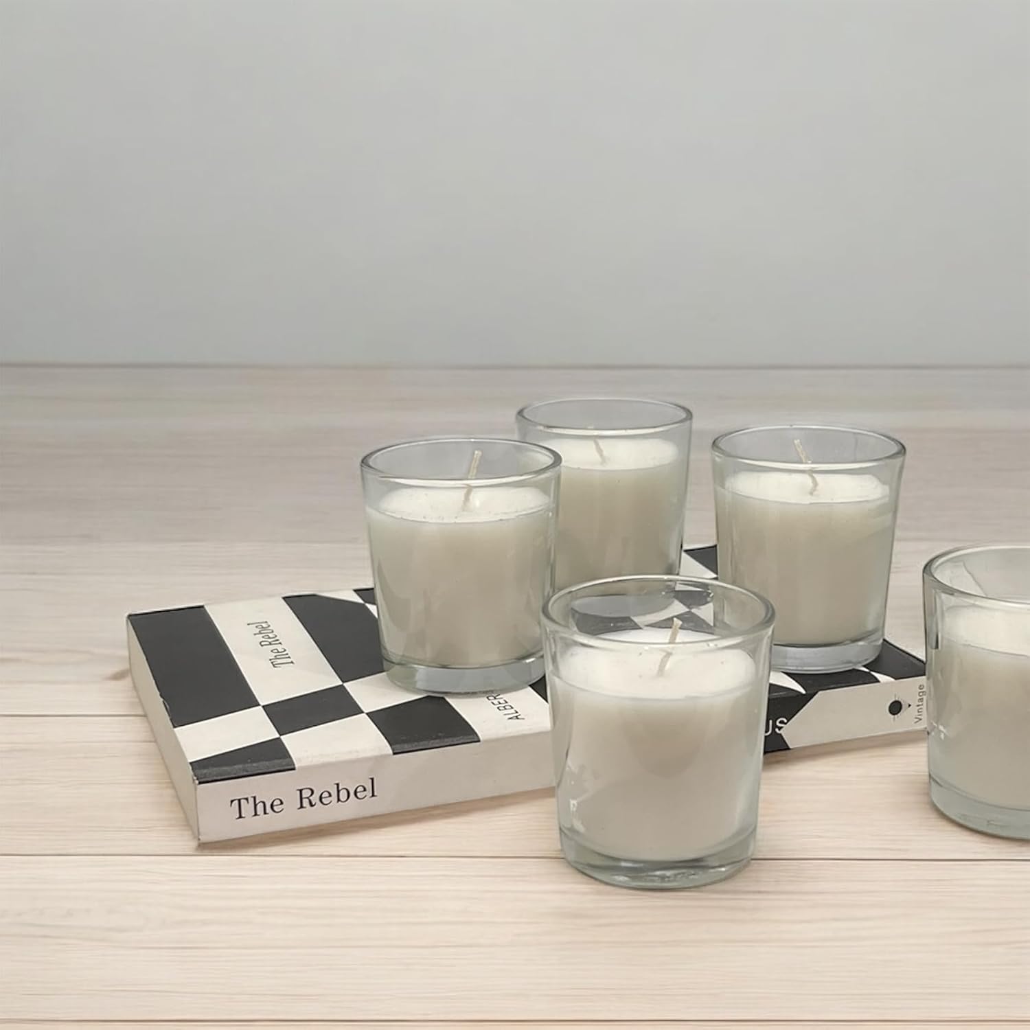 Stonebriar 24 Pack Glass Votive Candles – photo 2
