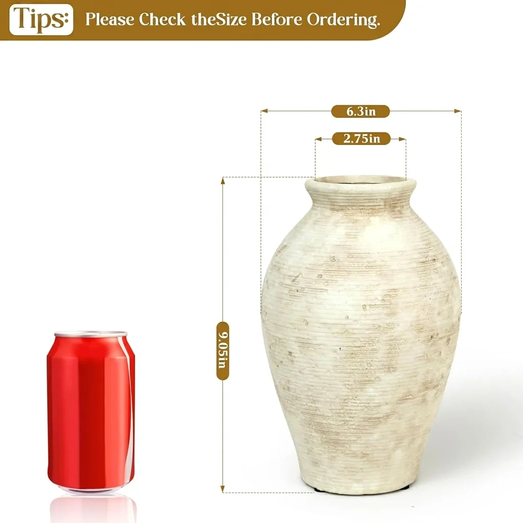 YSNN Vintage Ceramic Flower Vase – photo 3