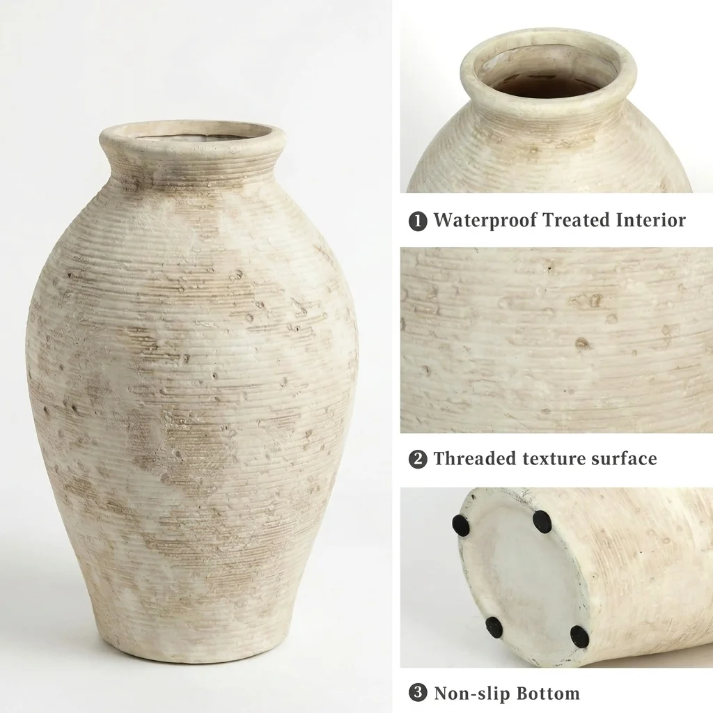 YSNN Vintage Ceramic Flower Vase – photo 4
